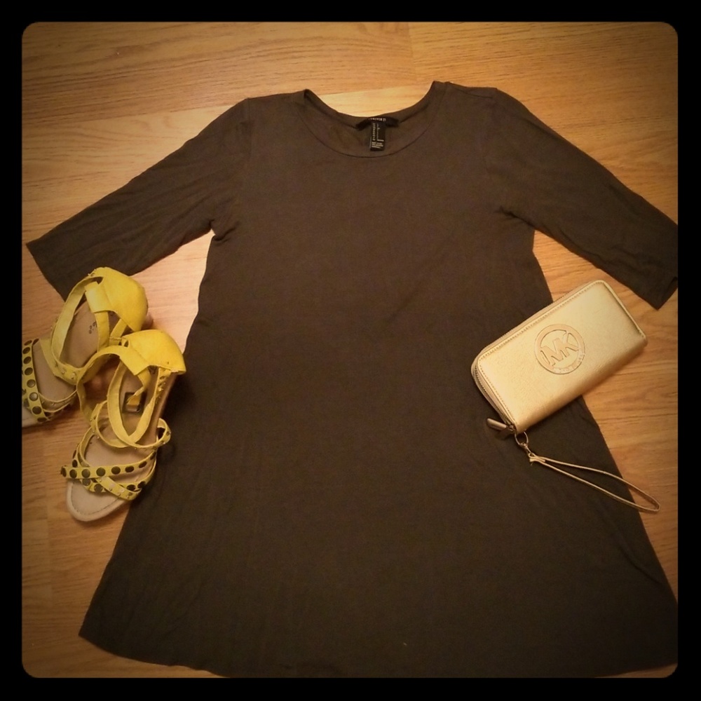 Dark Olive color Forever 21 dress